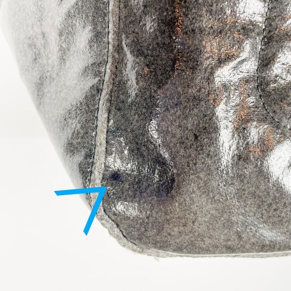 JW Anderson Belt Tote‎ Bag Gray Double Strap Leather Details - Picture 8 of 15